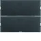 Pulsador KNX EASY K.1/K.5 de 2 elementos con campo rotulado antracita