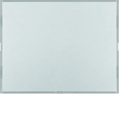 Pulsador KNX EASY K.5 de 1 elemento con campo de rotulación de aluminio