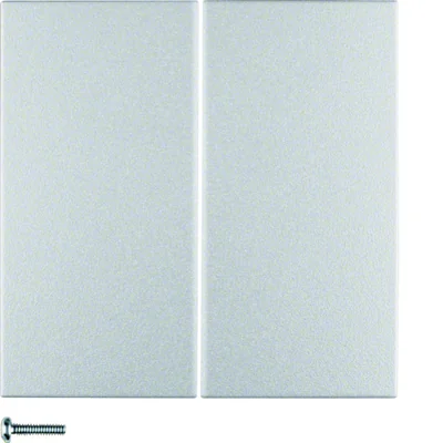 Pulsador KNX RF QUICKLINK B.KWADRAT/B.3/B.7 2 elementos aluminio mate