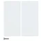 Pulsador KNX RF QUICKLINK Q.1/Q.3 2 elementos blanco