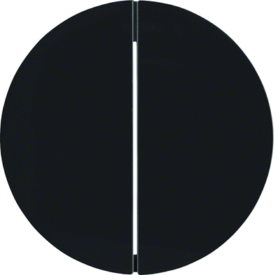 Pulsador KNX RF QUICKLINK R.1/R.3 doble negro brillante