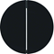 Pulsador KNX RF QUICKLINK R.1/R.3 doble negro brillante
