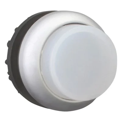 Pulsador luminoso, blanco, M22-DLH-W
