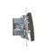 Pulsador "luz" 16AX 250V, terminales de tornillo, metalizado bronce mate