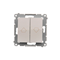 Pulsador (módulo) de persiana 10A 250V conectores rápidos blanco