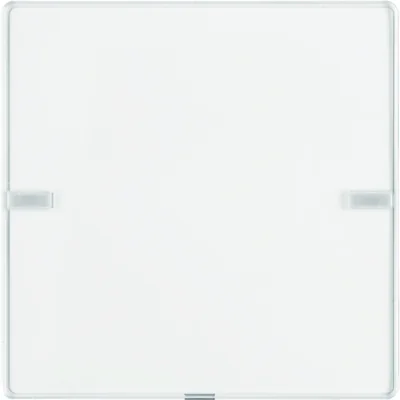 Pulsador monoplaza KNX e/s Q.x con campo rotulado, blanco