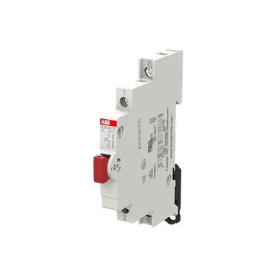 Pulsador rojo E215-16-11C 16A 1NO+1NC 250VAC
