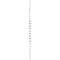 Pulsador unipolar con llave, 2 posiciones, blanco
