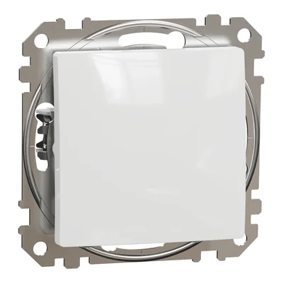 Pulsador unipolar, Sedna Design & Elements, blanco