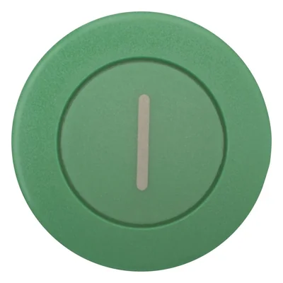 Pulsante a fungo con impulso, colore verde, M22-DP-G-X1