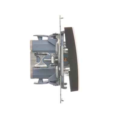 Pulsante "campanello" con retroilluminazione LED (modulo) 230, marrone opaco metallizzato