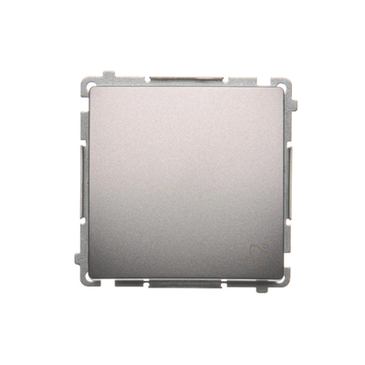 Pulsante "campanello" (modulo) 230V, inox metallizzato