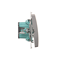 Pulsante "campanello" (modulo) 230V, inox metallizzato