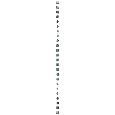 Pulsante "campanello" (modulo) 230V, inox metallizzato