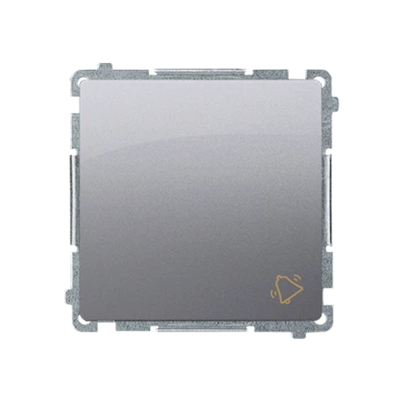 Pulsante "campanello" (modulo) 230V, inox metallizzato