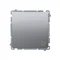 Pulsante "campanello" (modulo) 230V, inox metallizzato