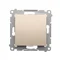 pulsante "campanello" (modulo) connettori rapidi 10A 230V oro (metallico)