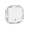 Pulsante "campanello" per versione IP44 (modulo) 10A 230V morsetti a vite, bianco