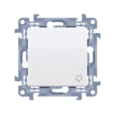 Pulsante campanello Simon 10 WC-D1XXXXC-01-11XX (modulo) 10AX, 250V~, connettori rapidi; bianco