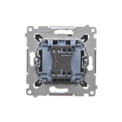 Pulsante campanello Simon 54 WMDL-090x2x-049 (modulo) 16AX, 250V~, morsetti a vite; nero