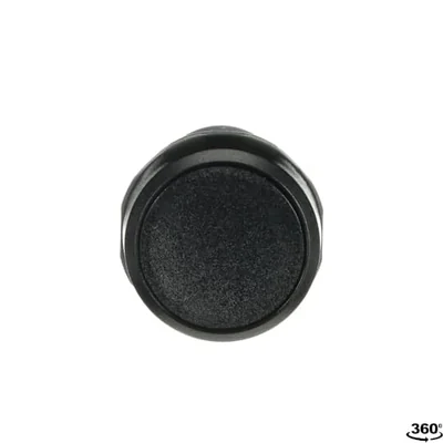 Pulsante concavo monostabile 1NO1NC nero CP1-10B-11