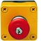 Pulsante di sicurezza esterno con chiave