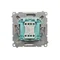 Pulsante "Light" con retroilluminazione LED 10AX 24V morsetti a vite beige