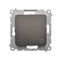 Pulsante "Luce" (modulo) 230V, marrone opaco metallizzato