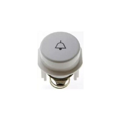 Pulsante per interruttore e segnalatore E10, bianco