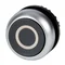 Pulsante piatto M22-D-S-X0 con simbolo X0 nero
