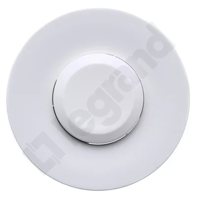 Pulsante "Push", bianco