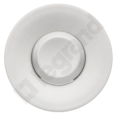 Pulsante "Push", colore titanio