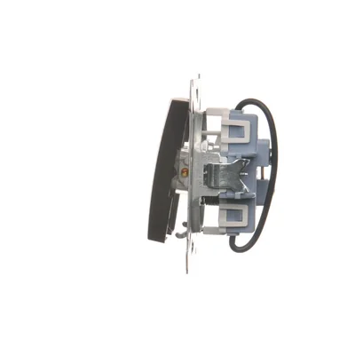 Pulsante tenda per il controllo della tenda a rullo da più posti (modulo) 230 V, marrone opaco metallizzato