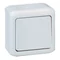 Pulsante unipolare, colore grigio