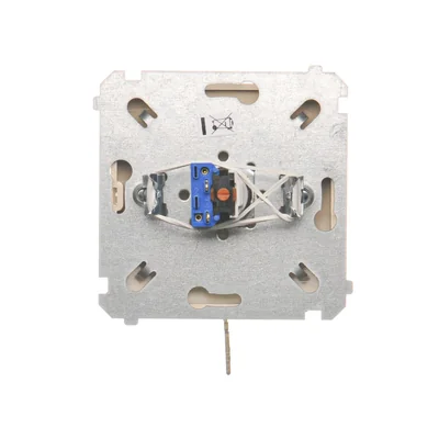 Pulsante unipolare con chiave, 2 posizioni, beige