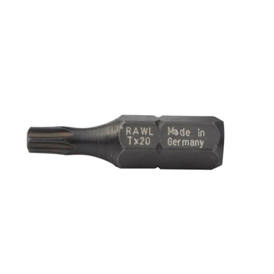 PUNTA DE IMPACTO TORX20 T20 25MM 20UNDS/PAQUETE