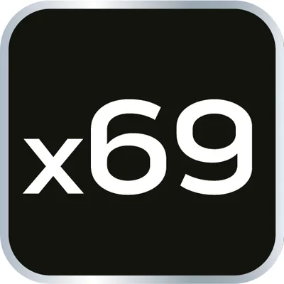 Puntas de destornillador con mango 69 uds.