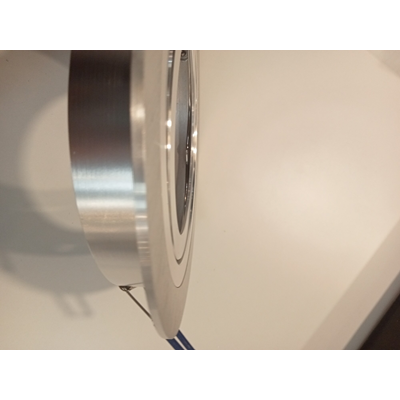 PURO ALLUMINIO Brushed aluminum recessed lamp