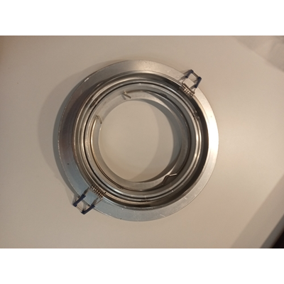 PURO ALLUMINIO Brushed aluminum recessed lamp