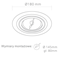 PURO ALLUMINIO Brushed aluminum recessed lamp