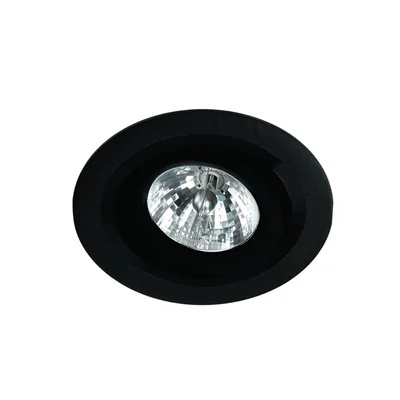 Puro Nero Lampada da incasso, colore nero