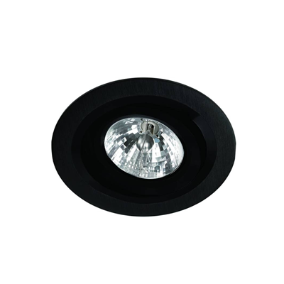 Puro Nero Vestavná lampa, černá