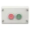 Push button actuator 2Z 2R, grey, M22-I2-M1