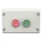 Push button actuator 2Z 2R, grey, M22-I2-M1