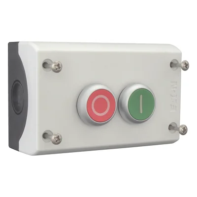 Push button actuator 2Z 2R, grey, M22-I2-M1
