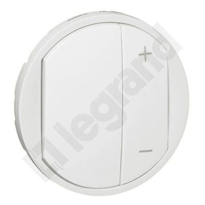 Push-button dimmer key White
