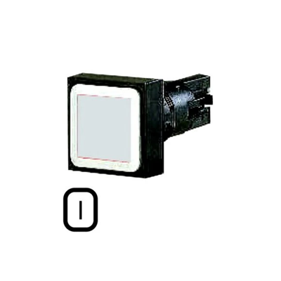 Push button drive, white, Q25D-WS