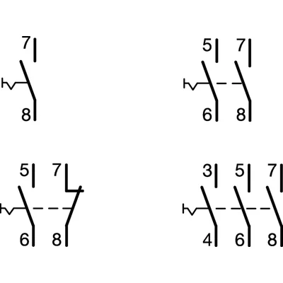 Push button switch 16A 1NO