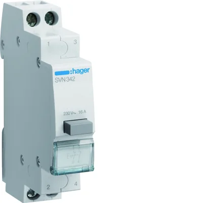 Push-button switch 16A, 2R