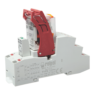 PUSH-IN interface relay PIR4-024AC-M91G-PS-2014 24V AC 4P AgNi 7A / 250V AC